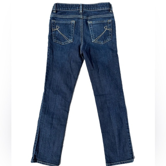 Children’s  Place Girls Dark Wash Skinny Jeans Size 10 - Picture 2 of 4